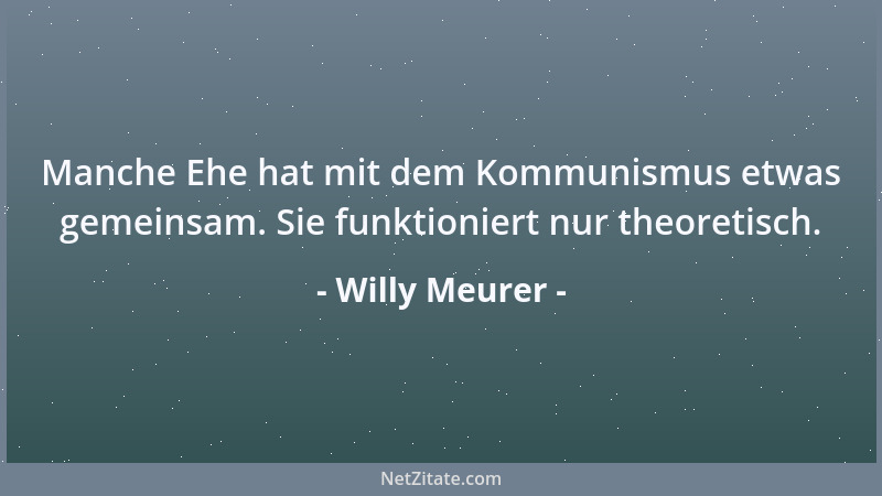 Willy Meurer - Es braucht manchmal eine längere Zeit, den kürzeren Weg zu finden....