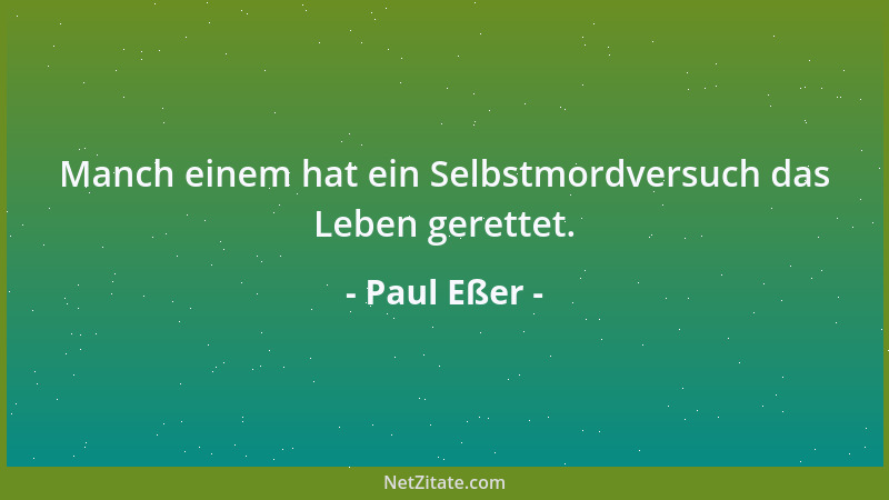 Paul Eßer - Wenn alles relativ wäre, gäbe es nichts, wozu es relativ sein könnte....