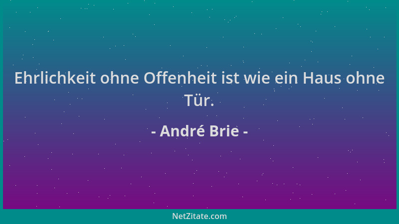 André Brie - Ehrlichkeit ohne Offenheit ist wie ein Haus ohne Tür....
