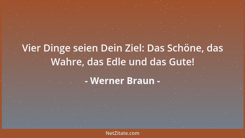 Werner Braun - Wenn es die Nacht nicht gäbe, wüßten wir nichts von den Sternen....
