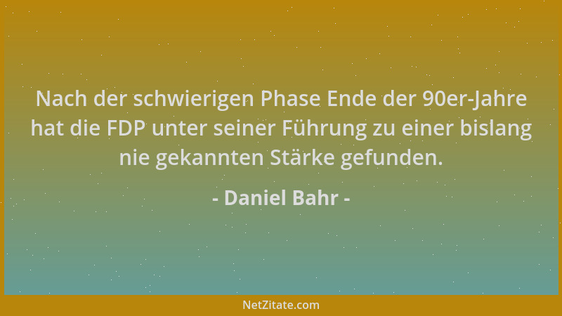 Daniel Bahr - Nach der schwierigen Phase Ende der 90er-Jahre hat die FDP unter seiner Führung zu einer bislang nie gekannte...