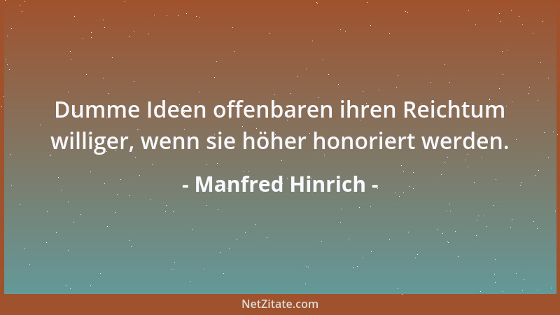 Manfred Hinrich - An ihrem Fürchten sollt ihr sie erkennen....