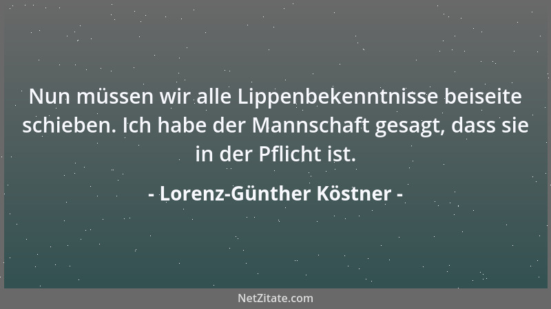 Lorenz-Günther Köstner - Ich habe kein Problem damit, wieder zurück zustecken, wenn VW andere Ziele verfolgt....