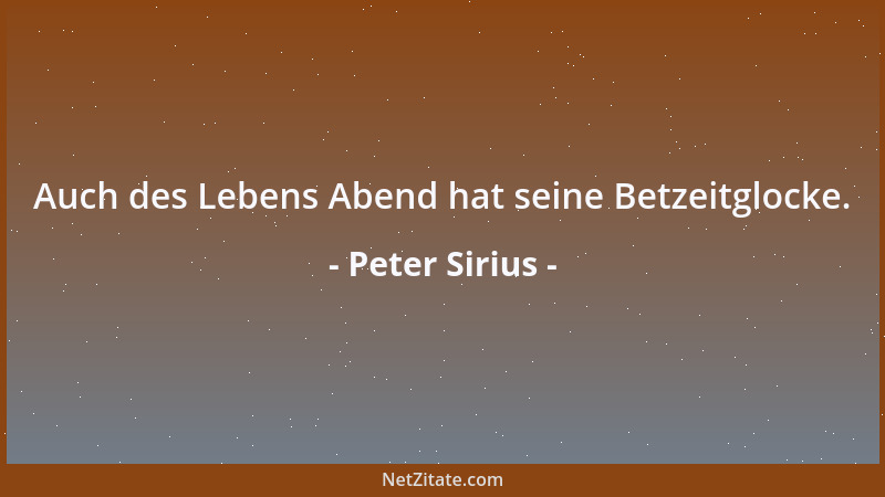 Peter Sirius - Nicht jedes Fortschreiten ist ein Fortschritt....