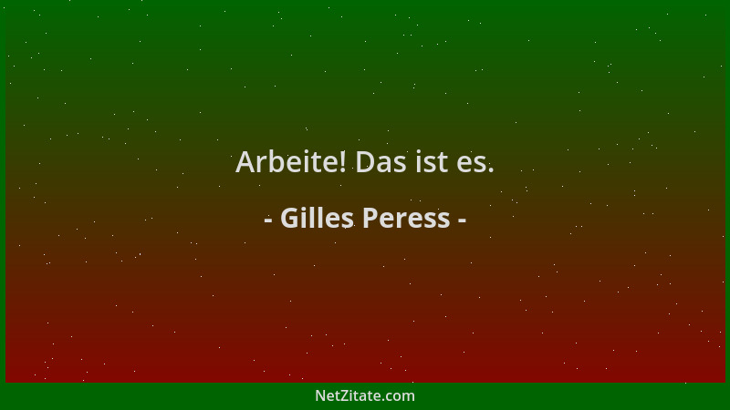 Gilles Peress - Arbeite! Das ist es....
