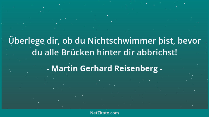 Martin Gerhard Reisenberg - Manchmal muß sogar das Recht aus rechtlichen Gründen verstummen....