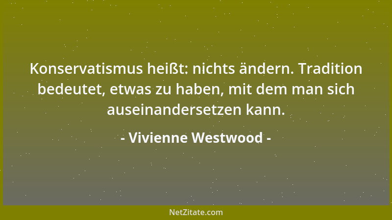 Vivienne Westwood - Musik hat keine Farben....