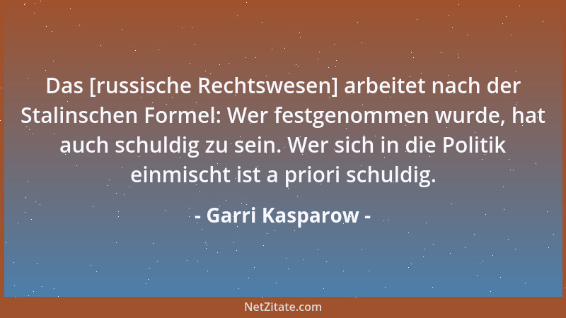 Garri Kasparow - Schach ist nicht nur ein Sport, sondern auch eine Kunst und eine Wissenschaft....