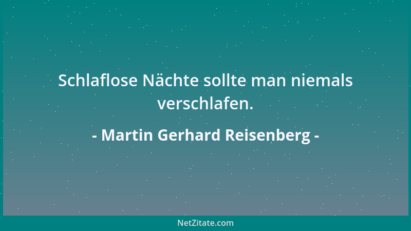 Martin Gerhard Reisenberg - Ihm liegt etwas im Magen! Wo sollte es auch sonst drücken, bei Leuten ohne Kopf....