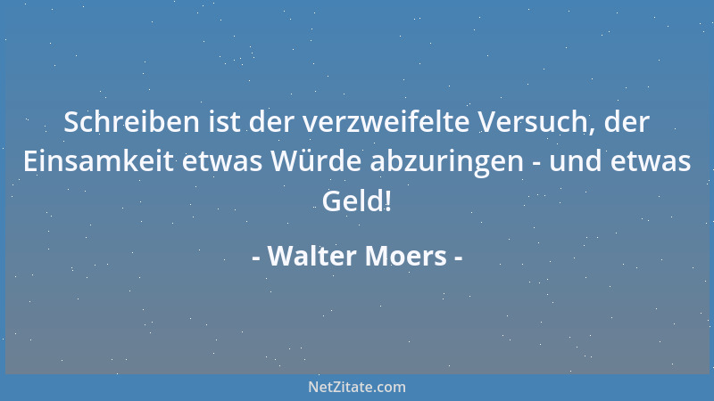 Walter Moers - Das Leben ist schrecklicher als der Tod....