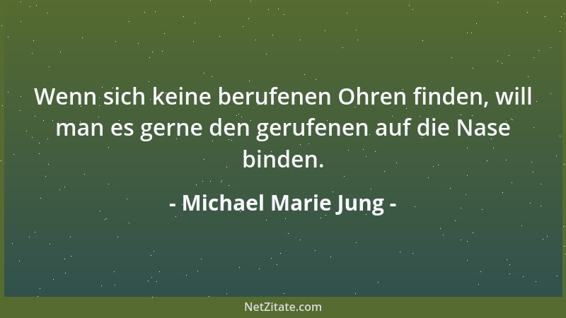 Michael Marie Jung - Das Opfer lernt auch Täterschaft....