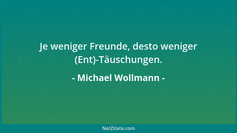 Michael Wollmann - Niemand ist wirklich besorgt, wenn sich alle nur Sorgen machen müssen....