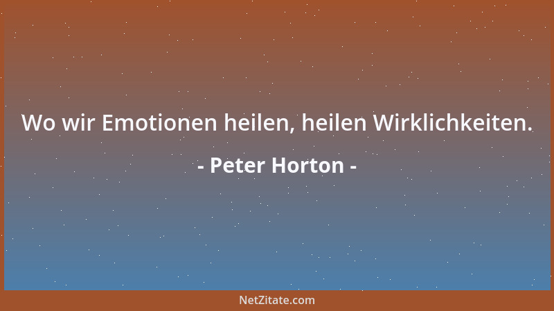 Peter Horton - Grinsen ist kein Ersatz....