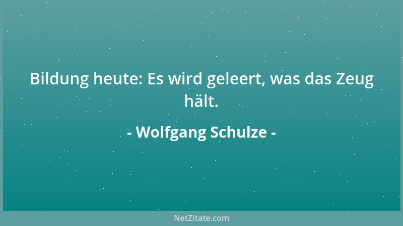 Wolfgang Schulze - In der Poesie stirbt das Wort ins Leben....