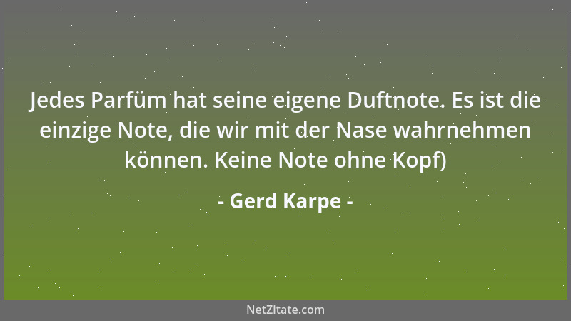 Gerd Karpe - Schade, dass rote Zahlen auf dem Konto nicht annähernd so beruhigend sind wie auf dem Kalenderblatt....