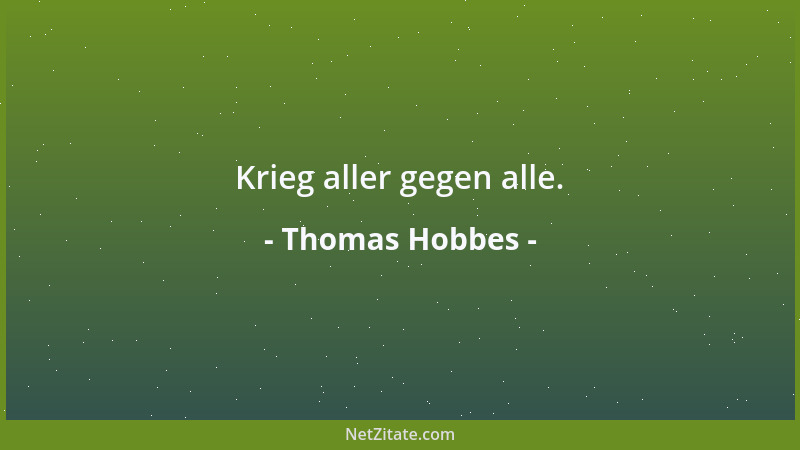 Thomas Hobbes - Freiheit ist politische Macht, geteilt in kleine Stücke....