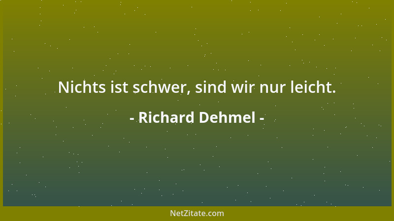 Richard Dehmel - Gib und vergib von Herzen gern, das ist des Glückes Keim und Kern....