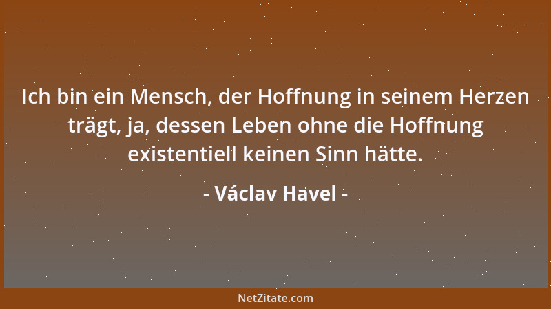 Václav Havel - Sozialismus, was ist das? Wenn Sie den Totalitarismus sowjetischer Prägung meinen - ja, der stirbt, aber tot...