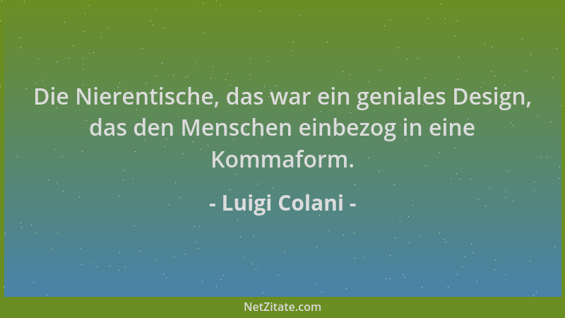 Luigi Colani - Die Nierentische, das war ein geniales Design, das den Menschen einbezog in eine Kommaform....
