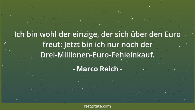 Marco Reich - Herr Merk, wir haben einen Mörder verpflichtet. Da müssen Sie etwas Fingerspitzengefühl zeigen....