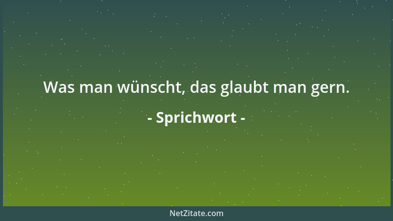 Sprichwort - Ein Jahr böse, hundert Jahr böse....