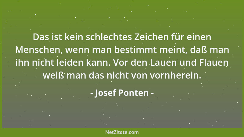 Josef Ponten - Wer heilen will, muss schneiden dürfen....