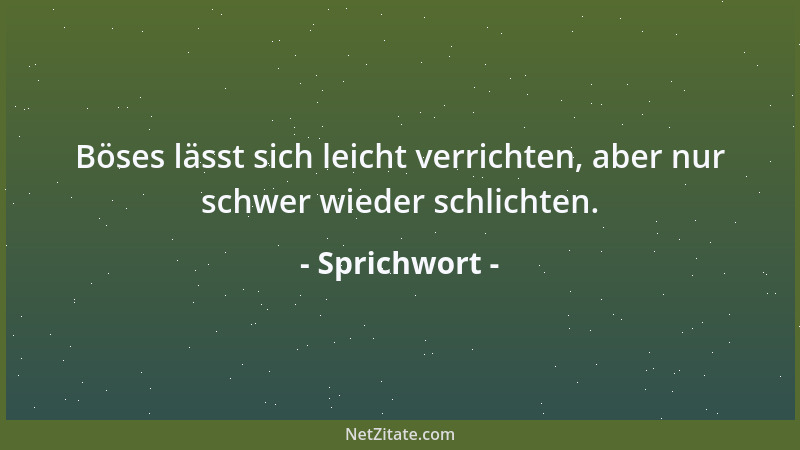 Sprichwort - Ertrinke lieber in einem großen See als in einem kleinen....