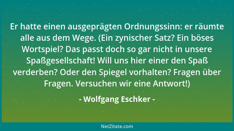 Wolfgang Eschker - Manche erwachen erst am Abend - ihres Lebens....