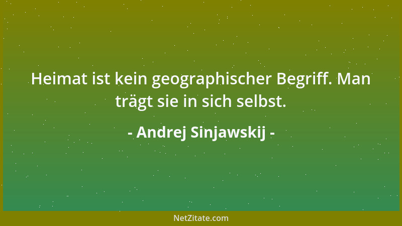 Andrej Sinjawskij - Er war normal wie ein Automat....