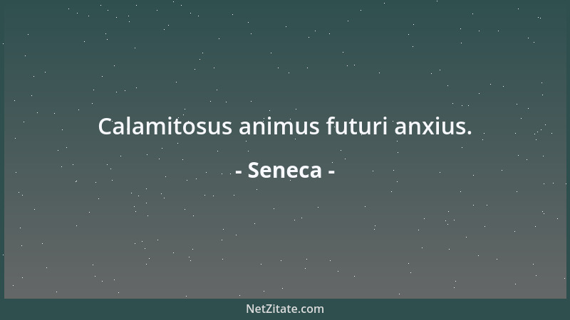 Seneca - Jetzt aber handeln die meisten so, daß sie den Einsturz, den sie wehren sollten selbst auf sich herabziehen....