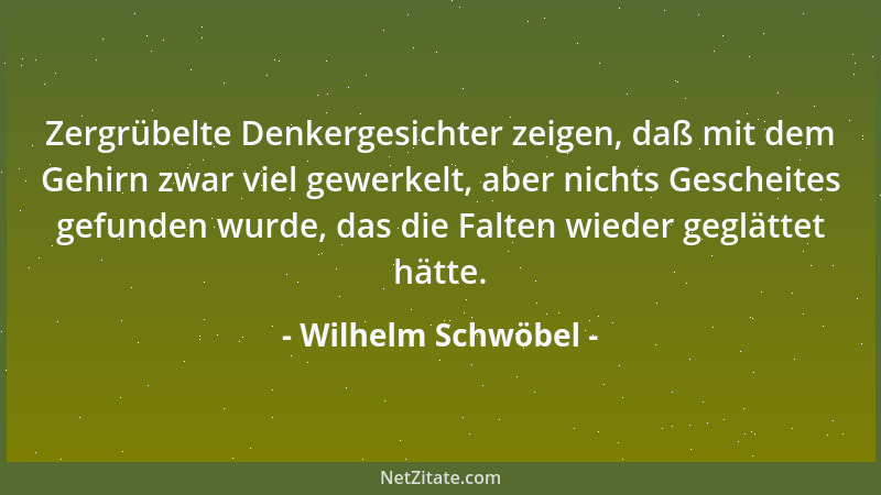 Wilhelm Schwöbel - Zum Erscheinungsbild des Normalen gehört immer auch eine gehörige Portion an Primitivität....