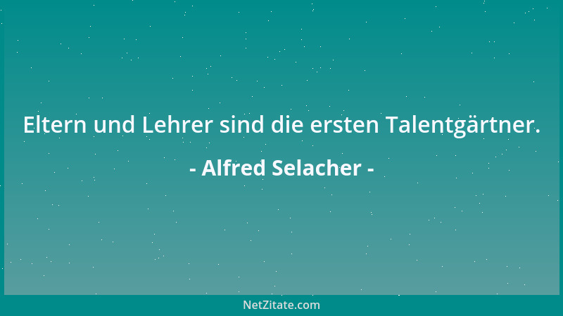 Alfred Selacher - Mein Denken, mein Lenken....