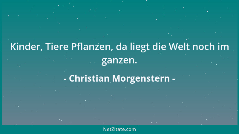 Christian Morgenstern - Zitate sind Eis für jede Stimmung....