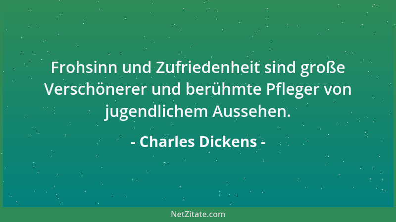 Charles Dickens - Niemand ist nutzlos in dieser Welt, der einem anderen die Bürde leichter macht....
