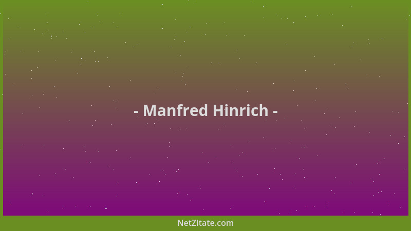Manfred Hinrich - Lebenswechsel!...