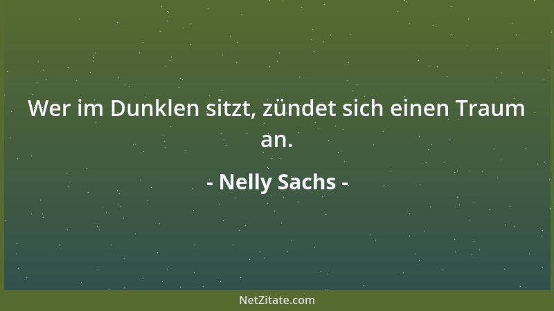 Nelly Sachs - So einsam ist der Mensch sucht gen Osten wo die Melancholia im Dämmerungsgesicht erscheint Rot ist der Osten...