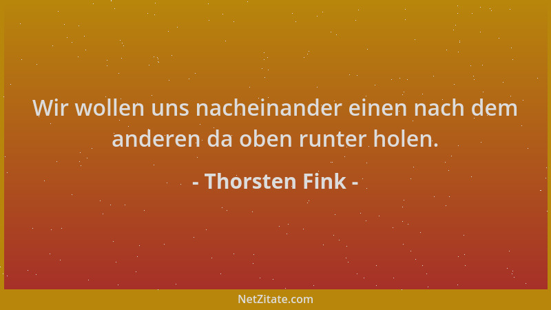 Thorsten Fink - Wir wollen uns nacheinander einen nach dem anderen da oben runter holen....