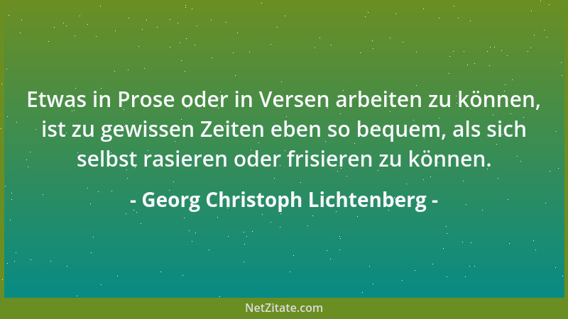 Georg Christoph Lichtenberg - Glaubt ihr denn, daß der liebe Gott katholisch ist?...