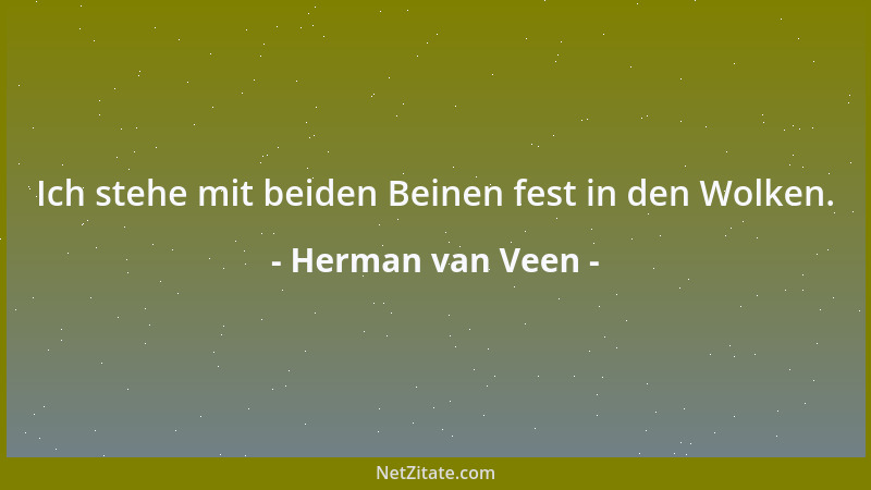 Herman van Veen - Ich stehe mit beiden Beinen fest in den Wolken....