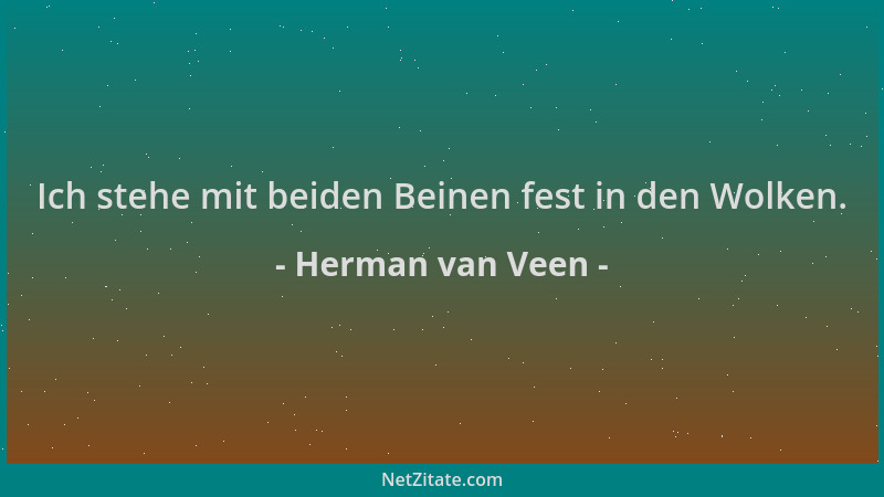 Herman van Veen - Ich stehe mit beiden Beinen fest in den Wolken....