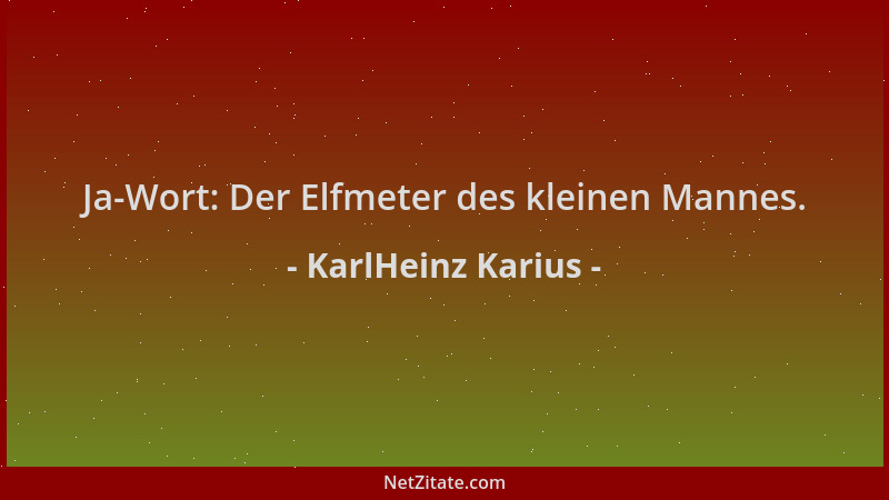 KarlHeinz Karius - Ja-Wort: Der Elfmeter des kleinen Mannes....