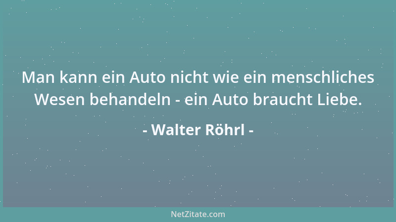 Walter Röhrl - Das Auto war schneller in der nächsten Kurve als ich denken konnte....