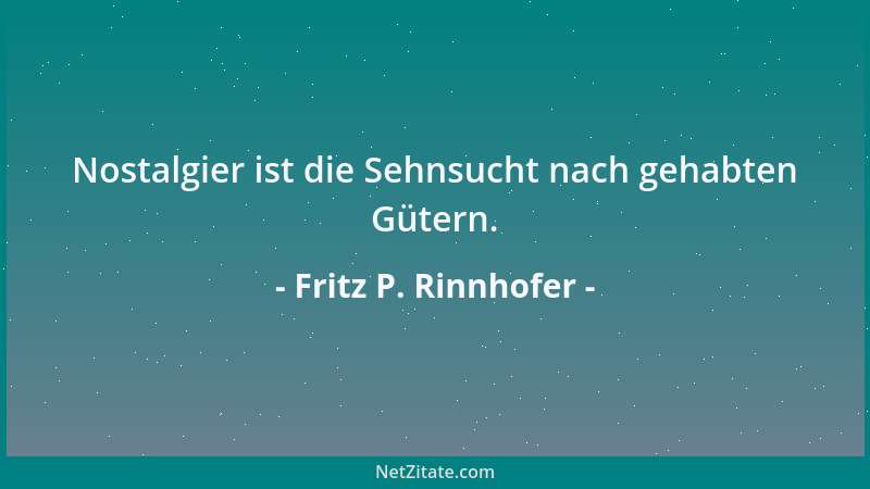 Fritz P. Rinnhofer - Die Konfession der Zukunft ist eine mit großer Konzession....