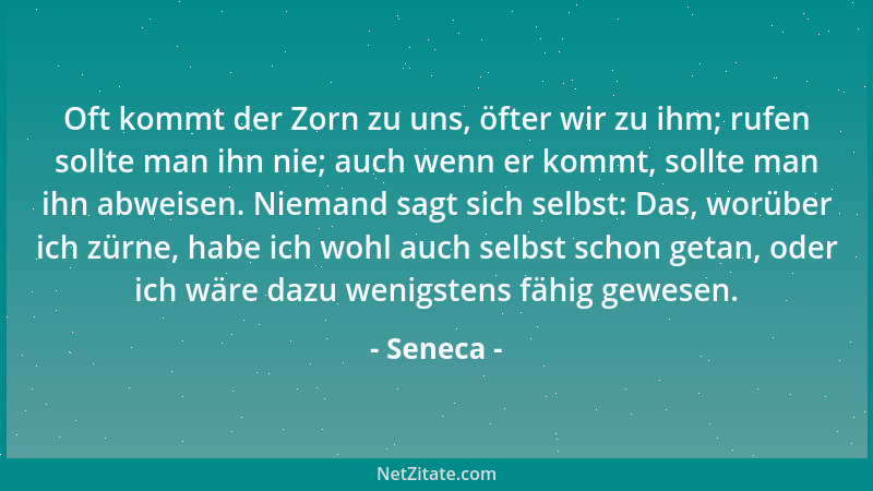 Seneca - Glücklich zu leben ist der Wunsch aller Menschen....