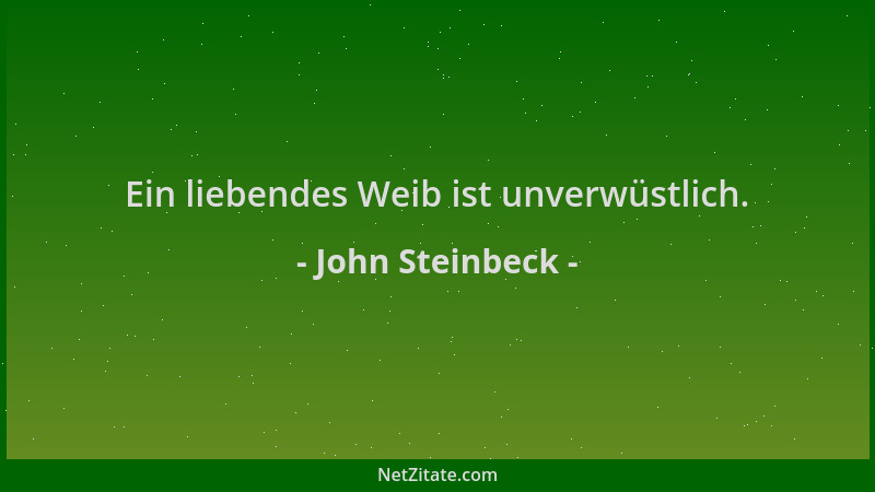 John Steinbeck - Ein liebendes Weib ist unverwüstlich....