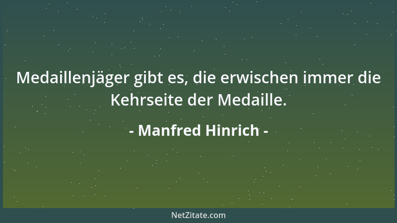 Manfred Hinrich - Geld, der Götterdreck, aus dem wir Menschen machen könnten....