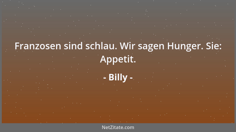 Billy - Denken ist ein Dialog mit der Wirklichkeit....