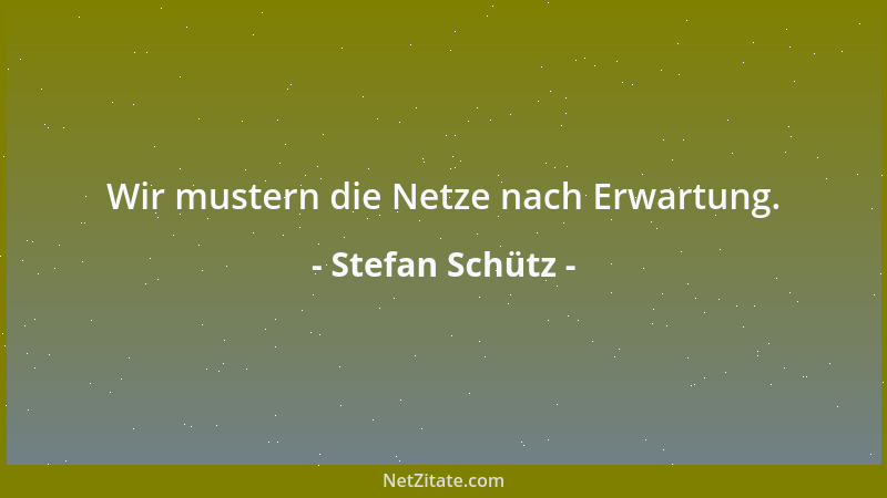 Stefan Schütz - Vom Stillstand ist es nicht weit zum Stillgestanden....