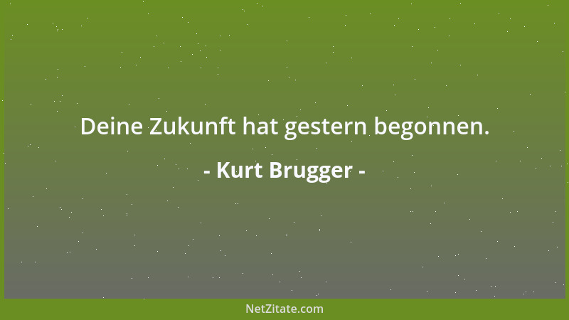 Kurt Brugger - Wenn sich alles gleicht, zählt der Unterschied....