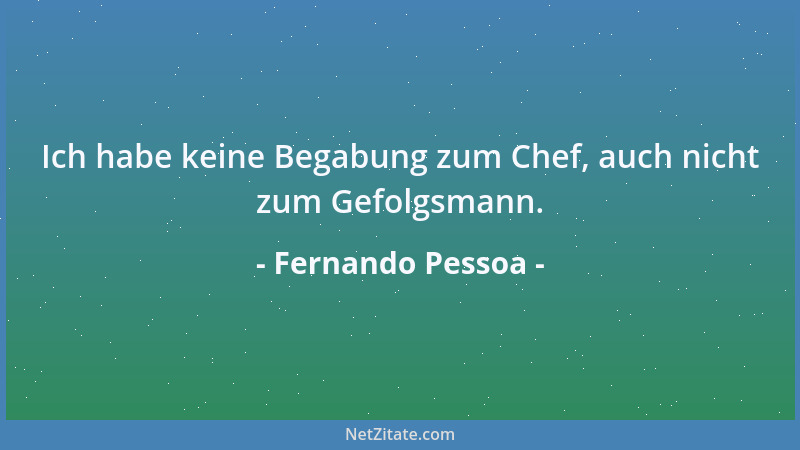 Fernando Pessoa - Wer leidet, leidet allein....